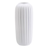 Cumpara ieftin Vaza flori ceramica alba 16 x 38 cm