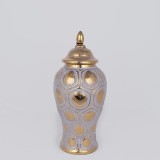 Cumpara ieftin Vaza din ceramica Grey Gold 40 cm