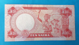 10 Naira nedatata Bancnota veche Africa - Nigeria - stare foarte buna