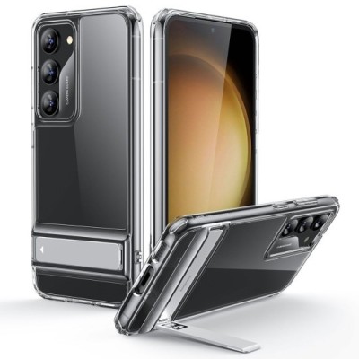 Husa pentru Samsung Galaxy S23 - ESR Air Shield Boost Kickstand - Clear foto