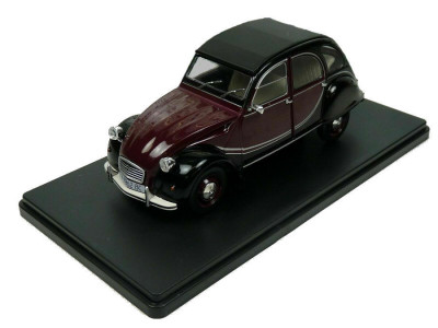 Macheta auto Citroen 2CV Charleston 1982, 1:24 Colectia Automobile de Neuitat  foto