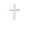 Ornament metalic &quot;CRUCE&quot; Cromat 4.8cmx6.5cm Cod: JS-18 Automotive TrustedCars