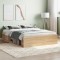 vidaXL Cadru de pat dublu, stejar sonoma, 135x190 cm 3203910