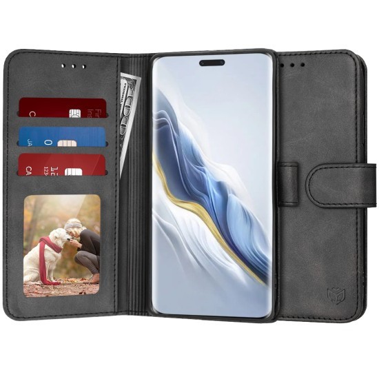 Husa pentru Honor Magic6 Pro - Techsuit Diary Book - Black
