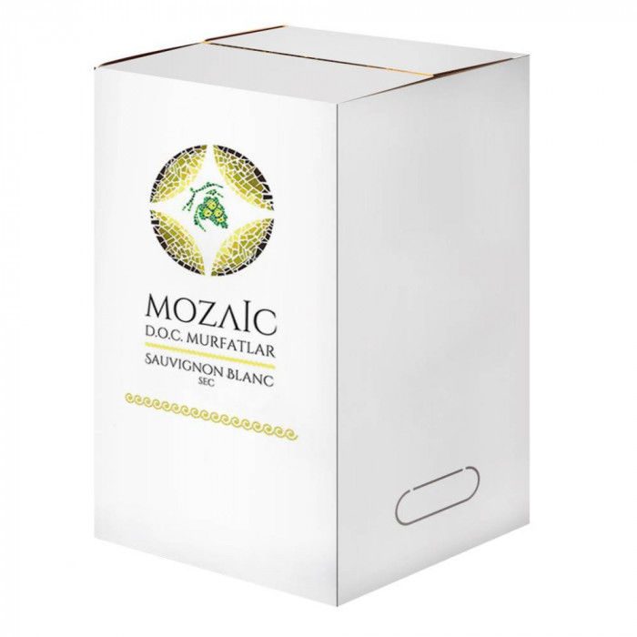 Vin Alb Sec Murfatlar Mozaic Sauvignon Blanc, 13.5% Alcool, 10 l, Vinuri Seci, Vin Sec, Vinuri Albe Seci, Vinuri Murfatlar, Vin Sauvignon Blanc, Vinur