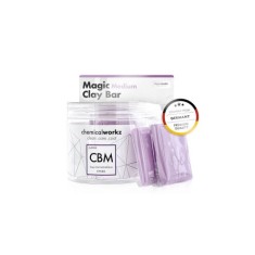 Argilă medie decontaminare Chemicalworkz Magic Clay Bar 2&times;50g Violet