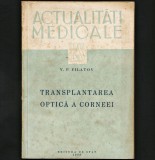 TRANSPLANTAREA OPTICĂ A CORNEEI - V. P. FILATOV - ACTUALITĂȚI MEDICALE, 1950