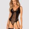 Corset Nesari Obsessive, Negru, XS/S
