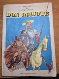 carte pentru copii - don quijote - miguel de cervantes - din anul 1986 - format mare