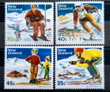 Noua Zeelanda 1984 schi, sporturi de iarna, , sport serie nestampilata