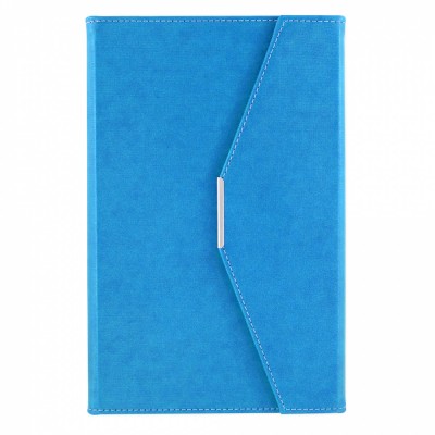 Agenda plic A5 cu decupaj si suport pix blue sky foto