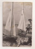 RF127 - Carte Postala - Mamaia, pe Siutghiol, circulata 1957