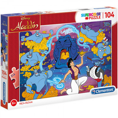 Puzzle Disney Alladin Clementoni 104 piese foto