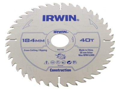 Disc Ferăstrău Circular 184mm 40 Dinți pentru Lemn foto