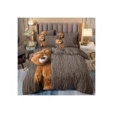 Cumpara ieftin Lenjerie de pat din Bumbac finet cu imprimeu 3D INN1030