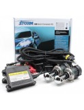 Kit xenon economic balast slim 35W 6000k H4, Xenon Bright