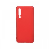 Husa Huawei P30 Lemontti Silicon Silky Rosu