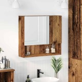 vidaXL Dulap cu oglindă Lemn vechi 59 x 17 x 55 cm Lemn compozit