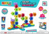 Set de constructie cu rotite Deluxe (100 piese) PlayLearn Toys