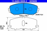 ATE 13.0460-5609.2 set placute frana,frana disc