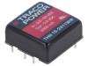 Convertor DC/DC TRACO POWER 15W, 9-36V IN, 5V 3A OUT, Model THN 15-2411WIR, Eficienta 89%, Tensiune Izolatie 3kV DC