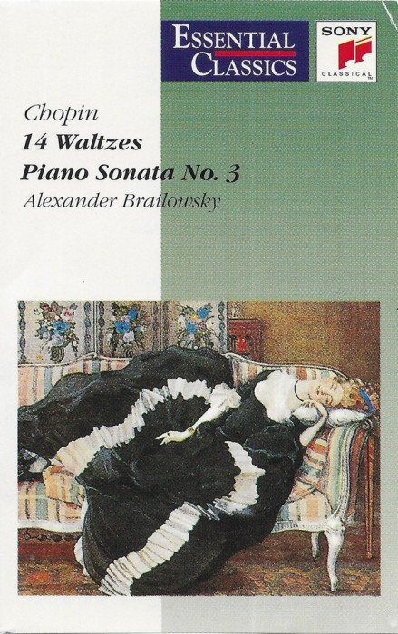 Casetă audio Chopin / Brailowsky &lrm;&ndash; 14 Waltzes / Piano Sonata No.3, originală