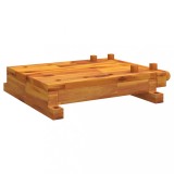 Cumpara ieftin Blat pentru banc de lucru cu menghina, 52x44x9,5 cm lemn acacia