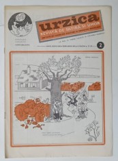 URZICA , REVISTA DE SATIRA SI UMOR , NR. 2 , 1982 foto