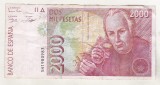 bnk bn Spania 2000 pesetas 1992 circulata