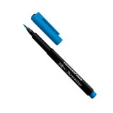 Marker Piele Eberhard Faber Blue, Varf Dublu, Permanent, Rezistent Apa, Ideal Personalizare Piele