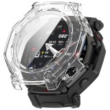 Husa + folie Amazfit T-Rex 3 Pro Asteroid GSM Defense, transparenta (Pachet 360&deg;)