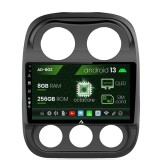 Cumpara ieftin Navigatie Jeep Compass (2009-2016), Android 13, Z-Octacore 8GB RAM + 256GB ROM, 10.1 Inch Inch - AD-BGZ9008+AD-BGRKIT284