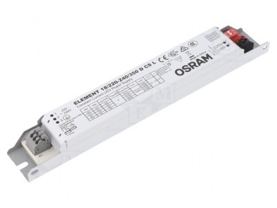 Alimentator LED 18W 25-54VDC 200-350mA foto
