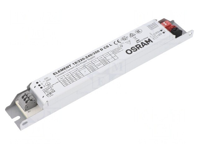 Alimentator LED 18W 25-54VDC 200-350mA