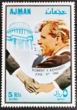BC413, Ajman 1968, timbru Robert Kennedy