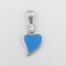 Pandantiv vintage inimioara din argint si turquoise