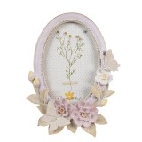 Cumpara ieftin Rama foto de masa polirasina violet bej 16x3x20 cm, 10x15 cm