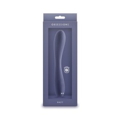 Rhett - Vibrator wand, albastru, 20 cm