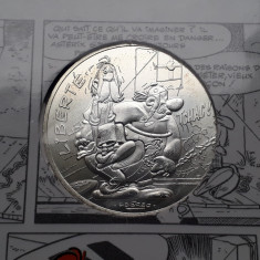 10 Euro 2015 Franta argint Asterix si Obelix / Liberte / proof foto