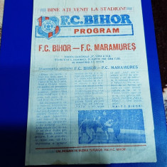 program FC Bihor - FC Maramures BM