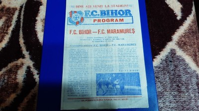 program FC Bihor - FC Maramures BM foto