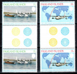 Falkland 1978, Mi #270-271**, aviatie, avioane, MNH! Cota 22,50 &euro;!