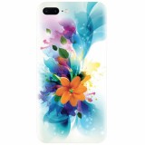 Husa silicon pentru Apple Iphone 8 Plus, Flower 011