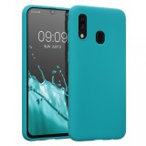 Husa Kwmobile pentru Samsung Galaxy A40, Silicon, Verde, 48547.57, Carcasa