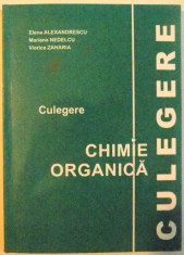 CULEGERE CHIMIE ORGANICA de ELENA ALEXANDRESCU...VIORICA ZAHARIA , 2003 * MICI DEFECTE foto