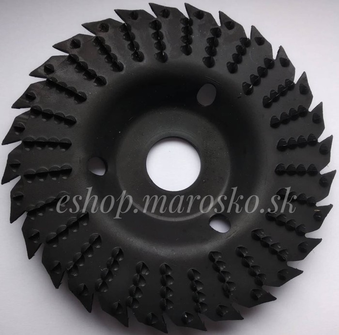 Disc circular slefuit, modelat, raspel, otel carburat 125mm T-64