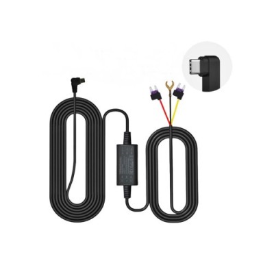 Kit cablu alimentare 3.5 metri si monitorizare miscare pentru camere auto DVR Type C Cod: CNS-1017 foto