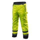 Pantaloni de lucru de iarna reflectorizanti, impermeabili, galben, marimea S