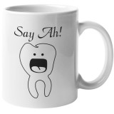 Cana alba personalizata pentru doctor dentist, INOVATIX&reg;. 330ml