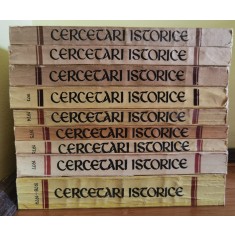 Cercetari Istorice 9 Volume (1970-1979) - Colectiv , B563
